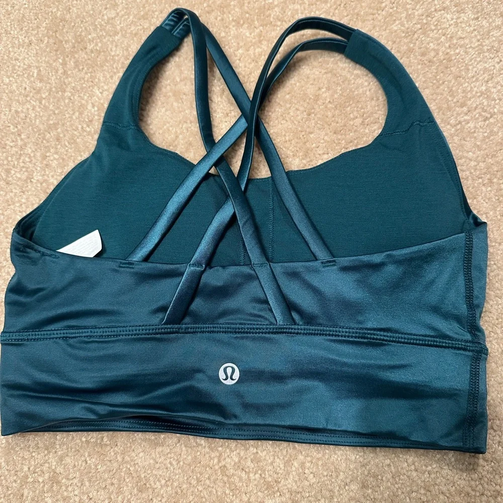 Lululemon Blue Sports Bra Racerback Intimates - Picture 2 of 3